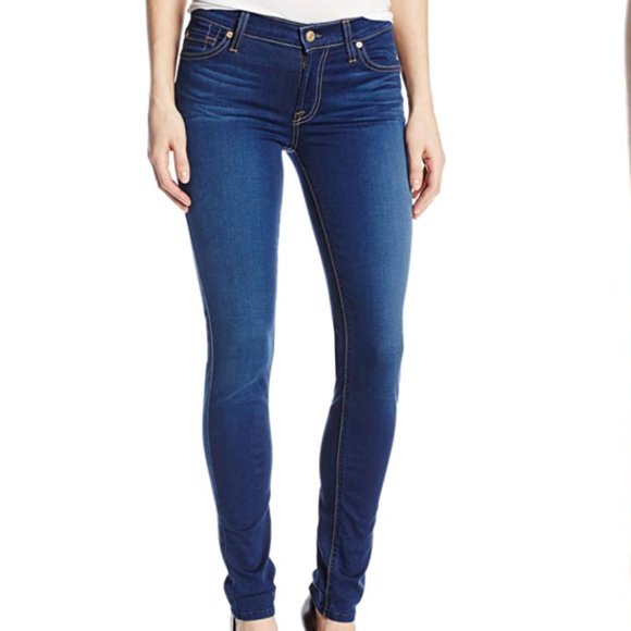 7 For All Mankind Women's Cigarette Jean - Picture 2 of 14